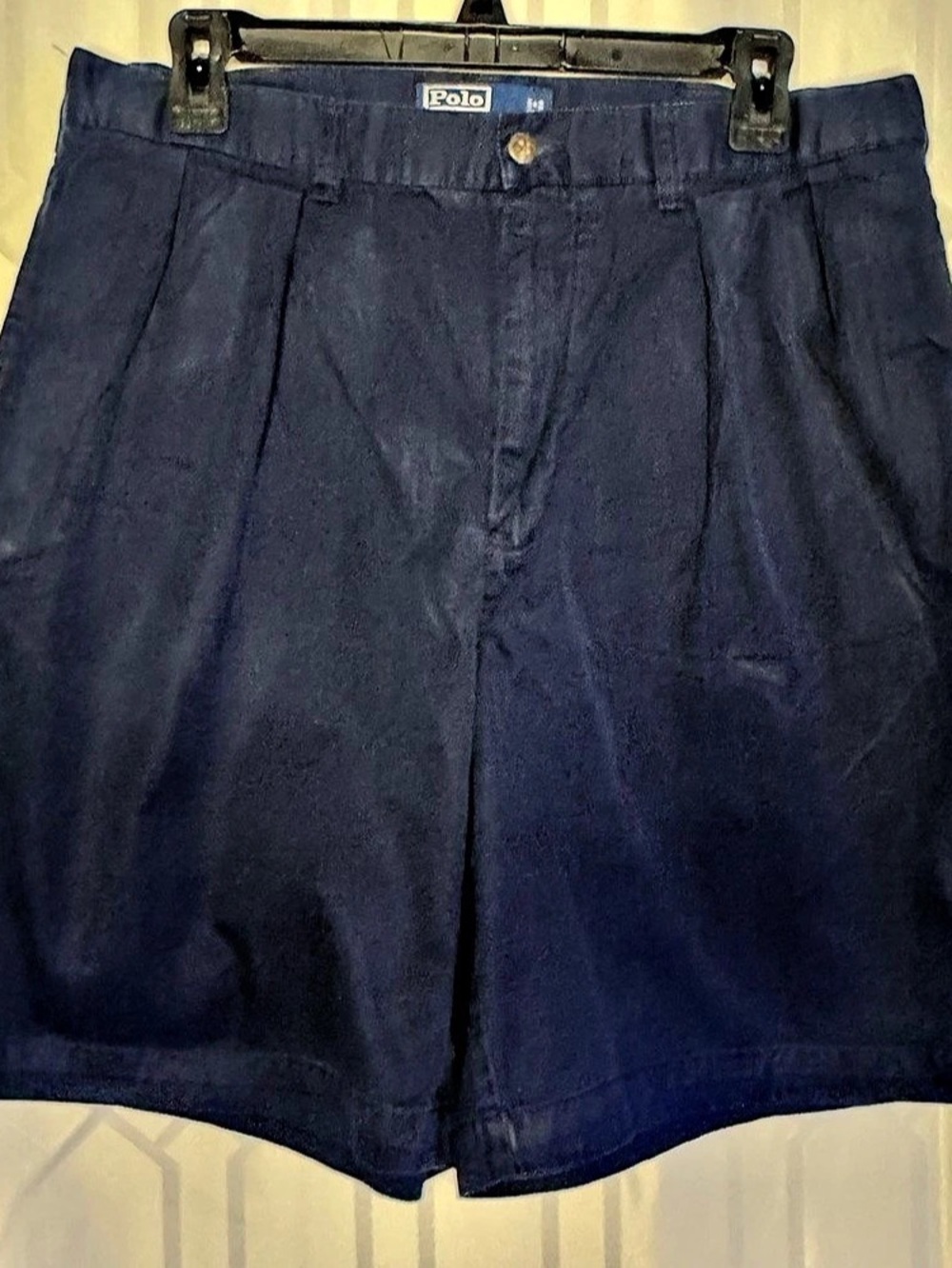 Polo Ralph Lauren Men's Cotton Flat Front Shorts in Blue Waist 34